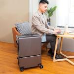 حقيبة سفر مع قفل و مدخل شحن USB	