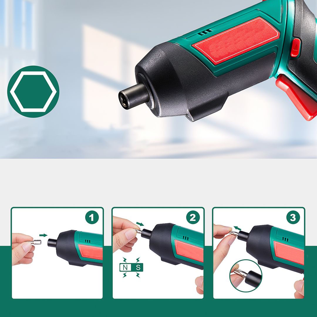 Cordless Drill Screwdriver 4.8V product thumbnail 9