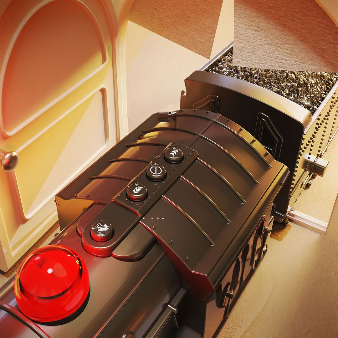 لعبة قطار كهربائي كلاسيكي - 9