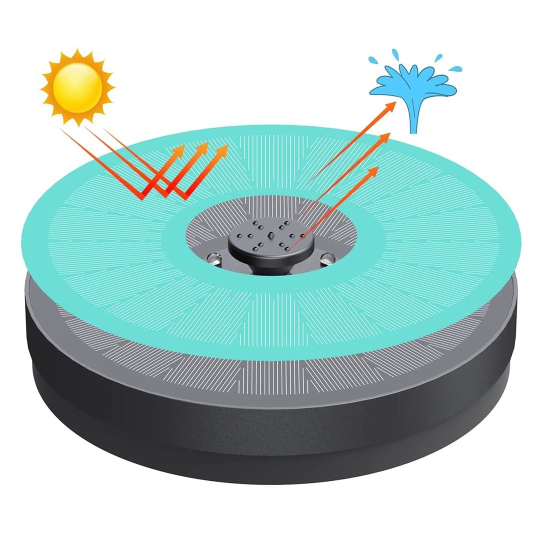 النافورة المُضيئة على الطاقة الشمسية - 14