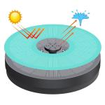 النافورة المُضيئة على الطاقة الشمسية - 14