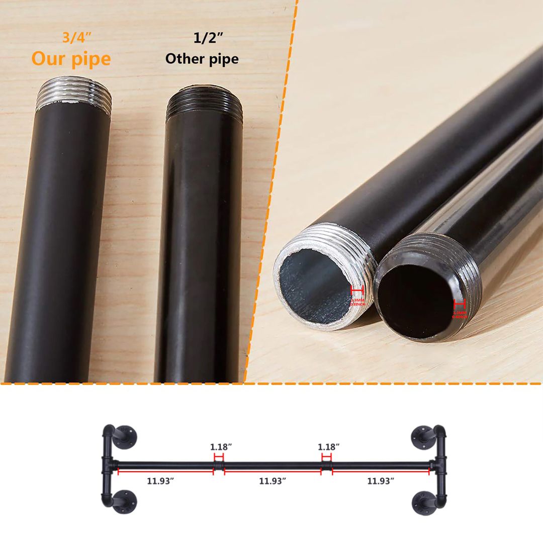 Industrial Pipe Clothing Rack product thumbnail 10