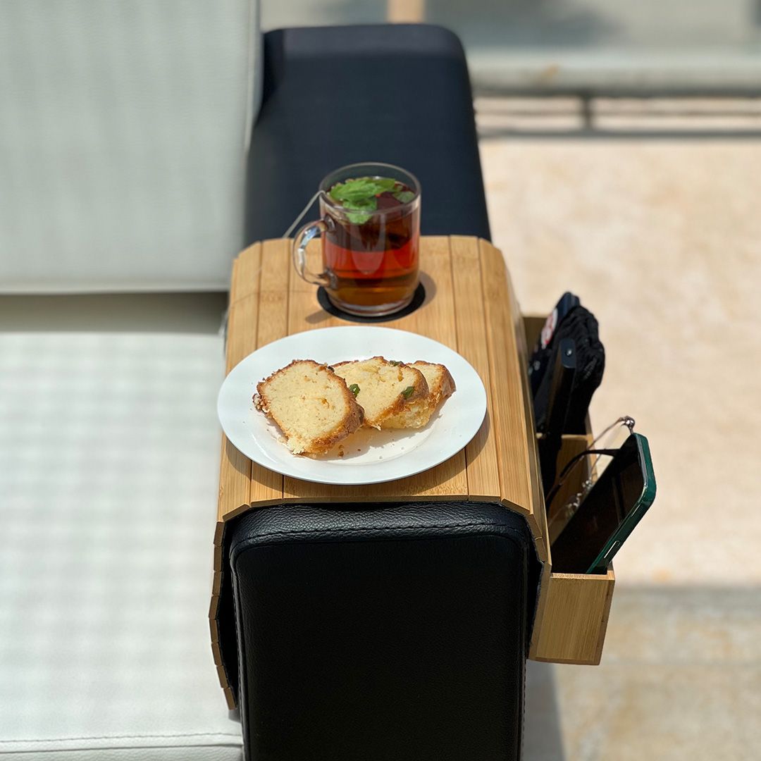 Wooden Folding Portable Sofa Tray product thumbnail 13
