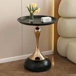 طاولة جانبية فاخرة بتصميم مزهرية - 1