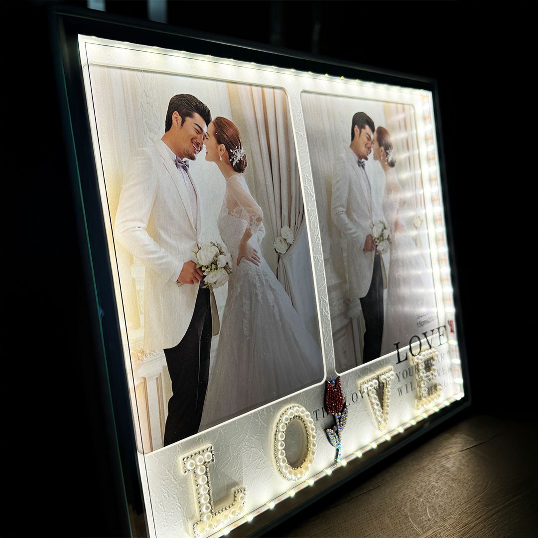 Double Illuminated Photo Frame - 25 cm product thumbnail 6