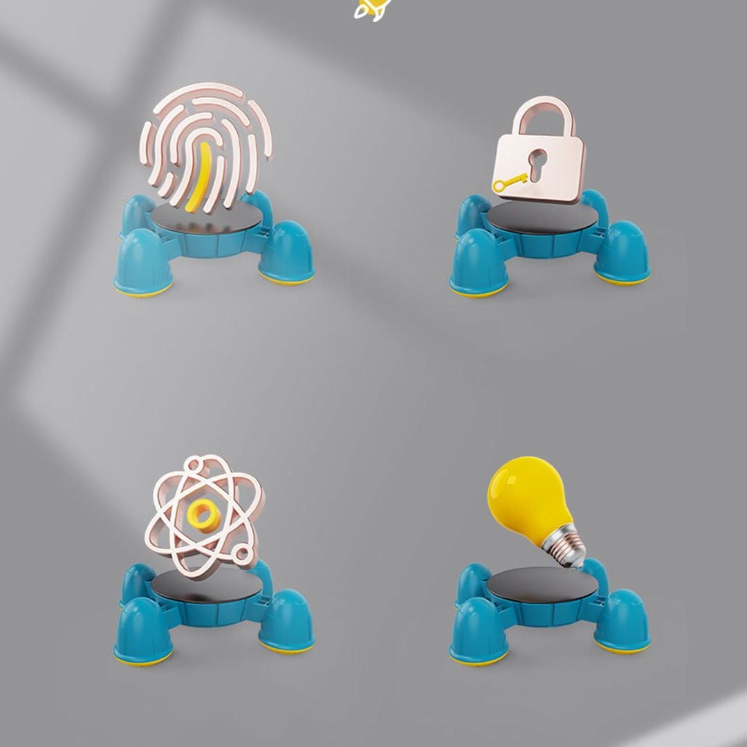 حصالة على شكل مركبة فضائية مع رقم سري - 6