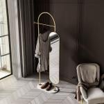 مرآة مع شماعة بتصميم عصري - 3