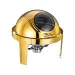 موقد بوفيه مُستدير ستانلس ستيل - 10