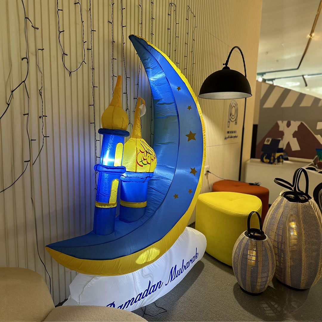 مُجسم هلال و مئذنة قابل للنفخ - 13