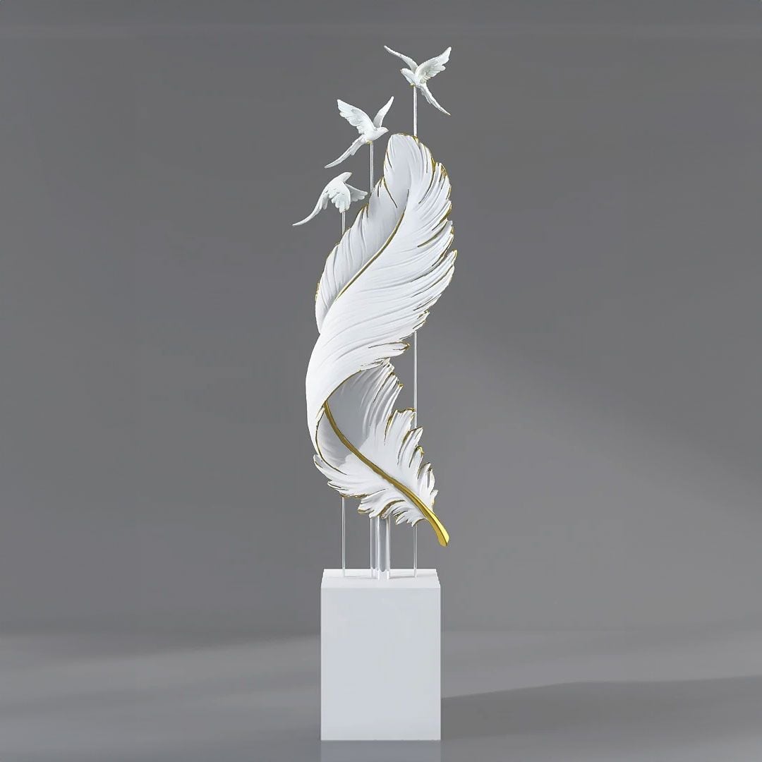 Feather Decor Statue With Bluetooth product thumbnail 10