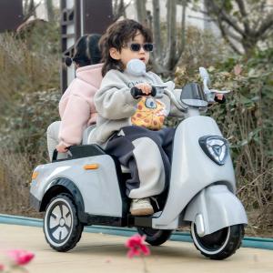 دراجة فيسبا كهربائية للاطفال بمقعد خلفي - 4