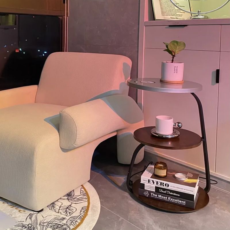 LED wooden table with fast Charging Technology product thumbnail 7