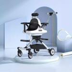 عربة أطفال مزدوجة بأربع عجلات كبيرة	 - 6