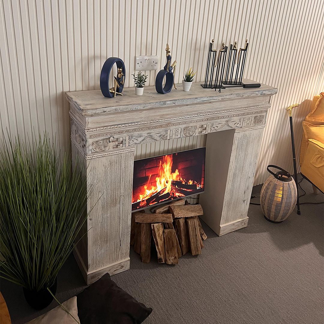 Classic Wood Fireplace Décor product thumbnail 13