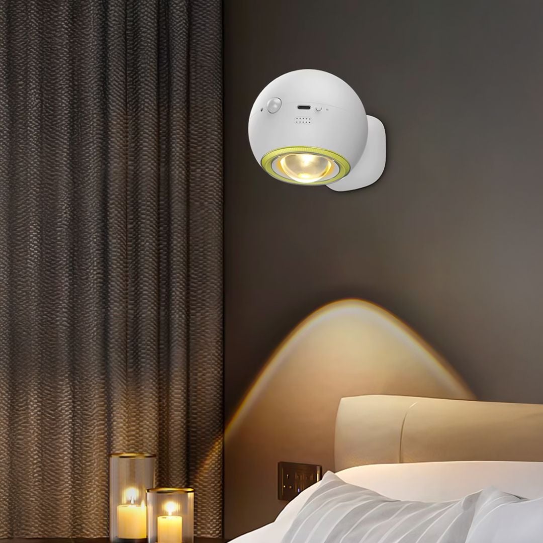 مصباح جداري LED بحساس و ريموت - 1