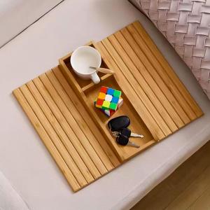 Bamboo Sofa Armrest Tray - 4