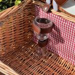 سلة النزهات المتكاملة من الراتان - 16