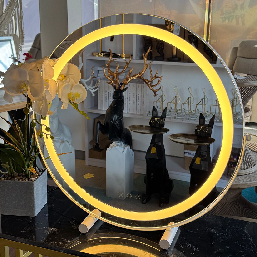 مرآة مكياج دائرية مضيئة - 16