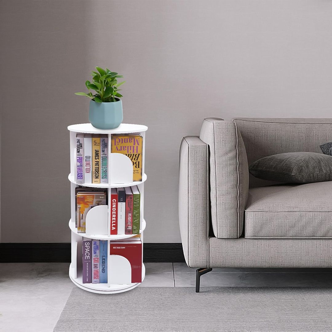 Wooden Library with Swivel Base- 3 Layers product thumbnail 4