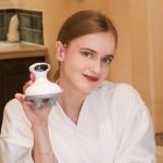 جهاز مساج العناية بالرأس المحمول - 1