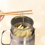 مقلاة زيت عميقة مع مصفاة - 3