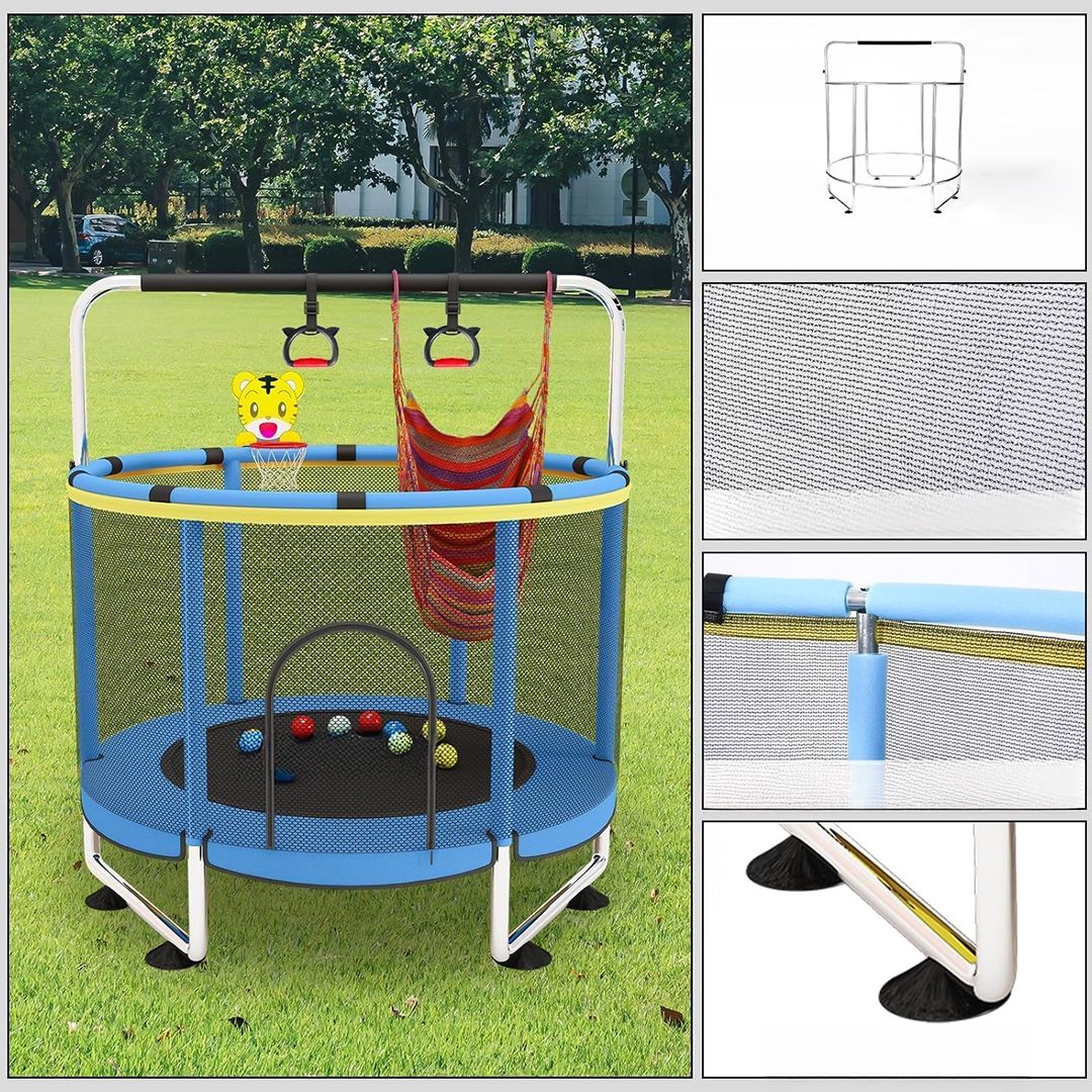 ترامبولين للأطفال مع ألعاب متعددة - 12