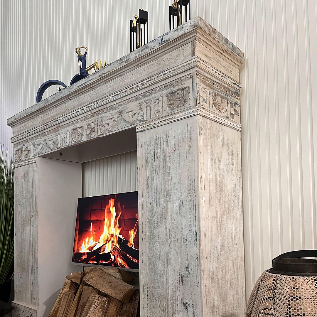 Classic Wood Fireplace Décor product thumbnail 12