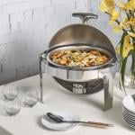 موقد بوفيه مُستدير ستانلس ستيل - 1