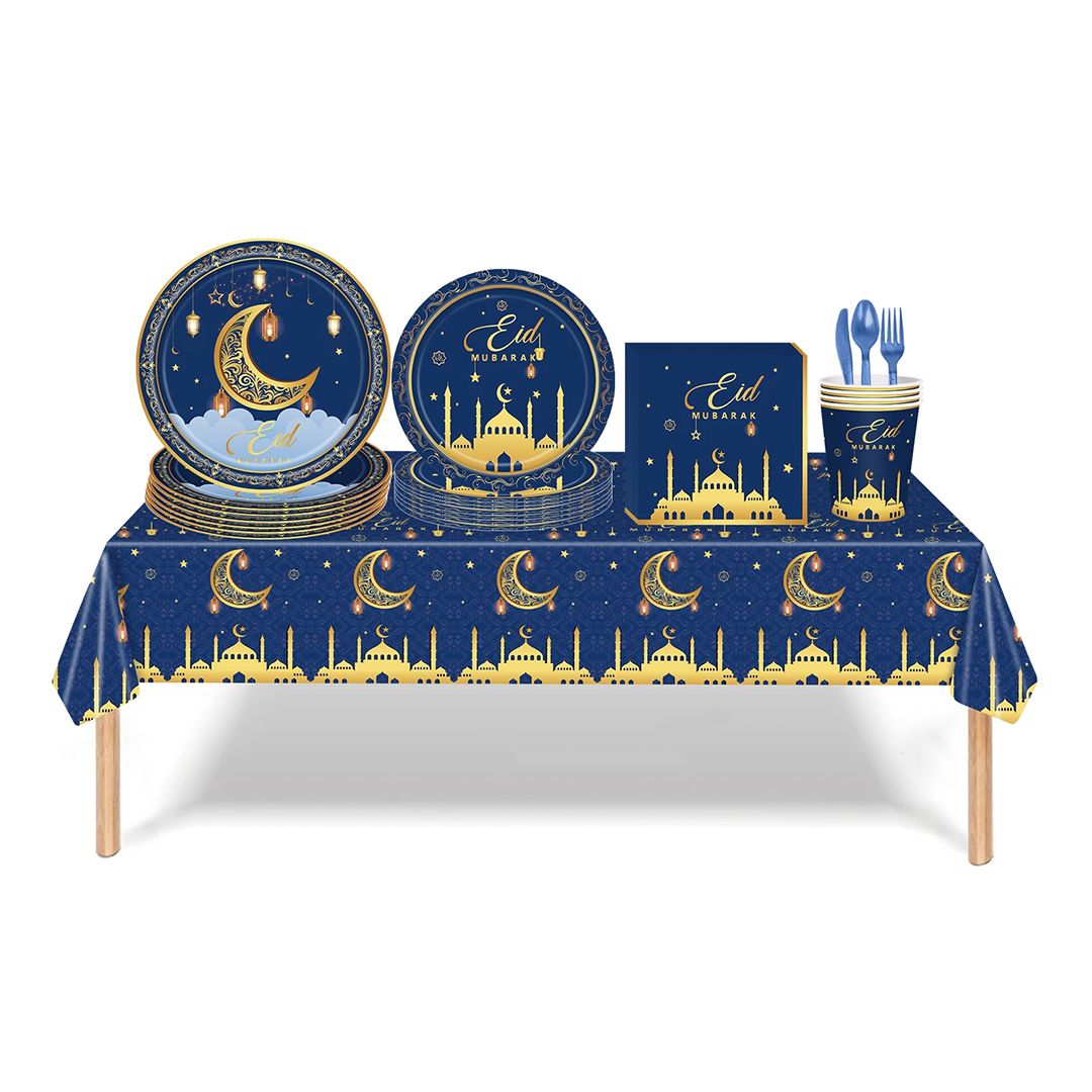 مجموعة أدوات المائدة للعيد - 169 قطعة - 14