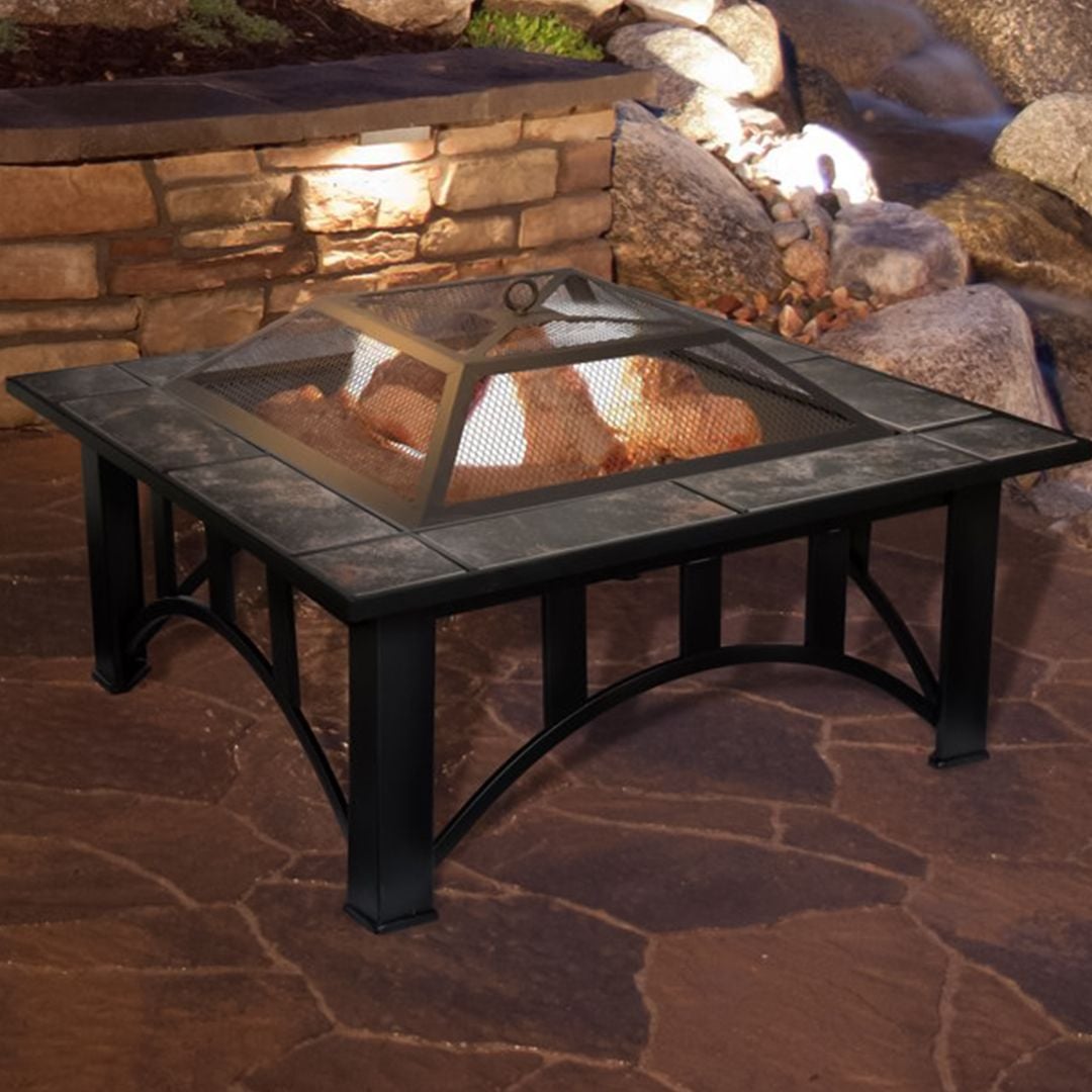 Garden Fire Pit and Table - 11