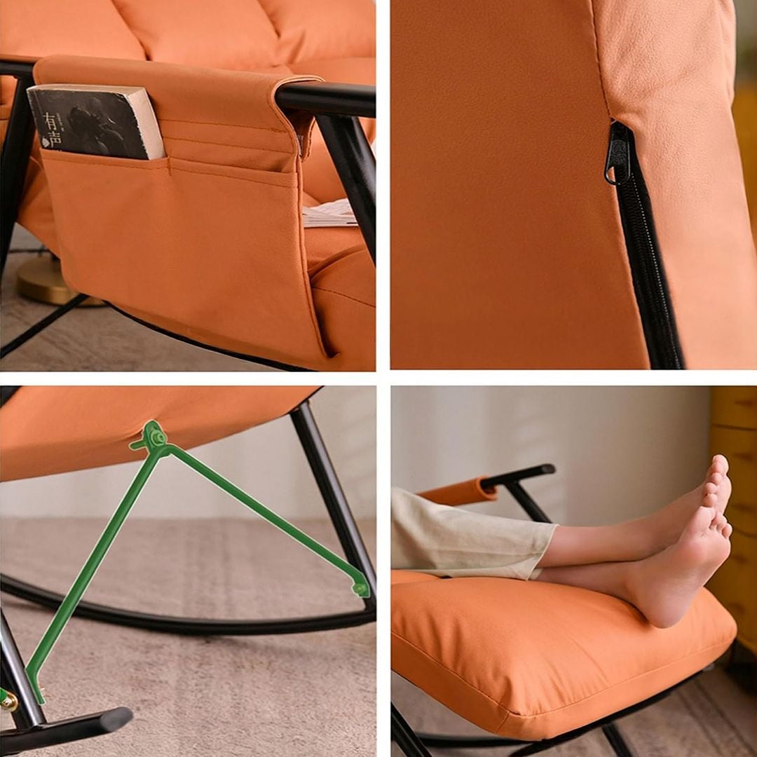 كرسي هزاز بظهر قابل للتعديل - 10