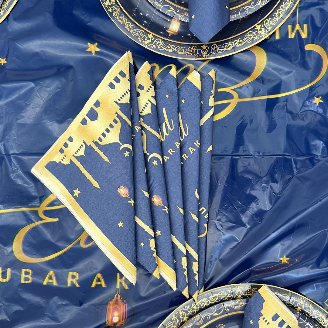 مجموعة أدوات المائدة للعيد - 169 قطعة - 4