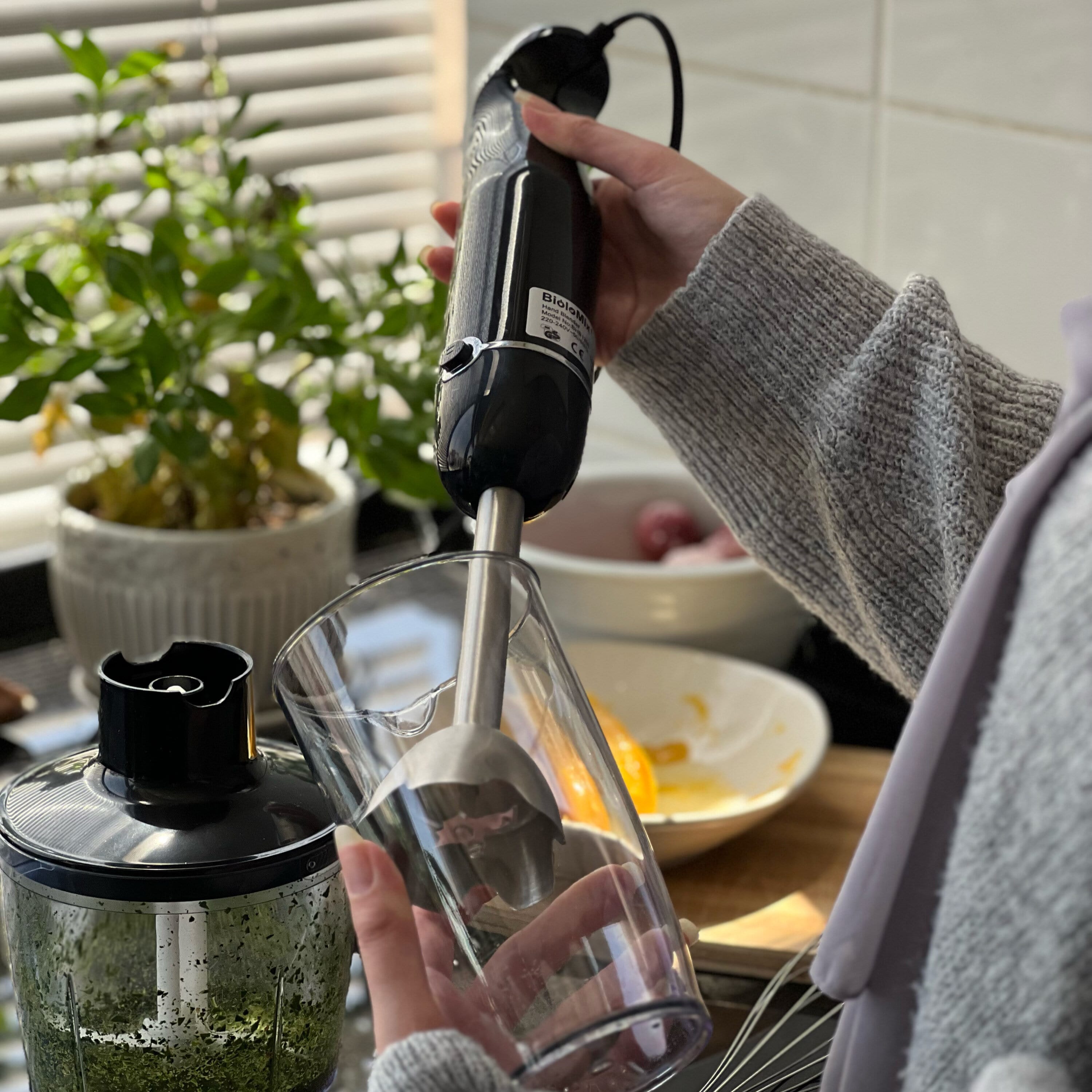 4 in 1 stainless steel blender product thumbnail 3