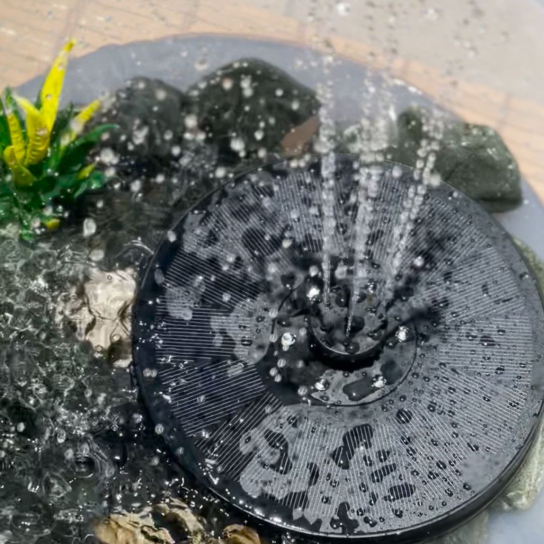 النافورة المُضيئة على الطاقة الشمسية - 37