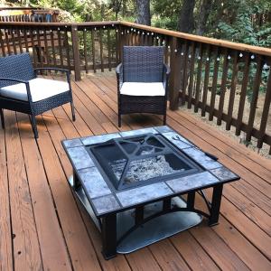 Garden Fire Pit and Table - 2