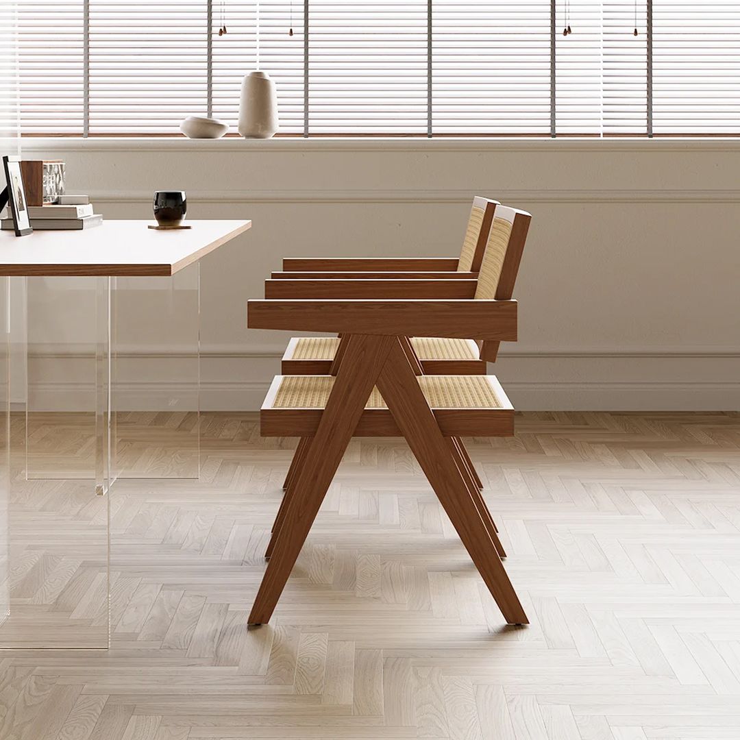 Rattan Chair With Rustic Design product thumbnail 18