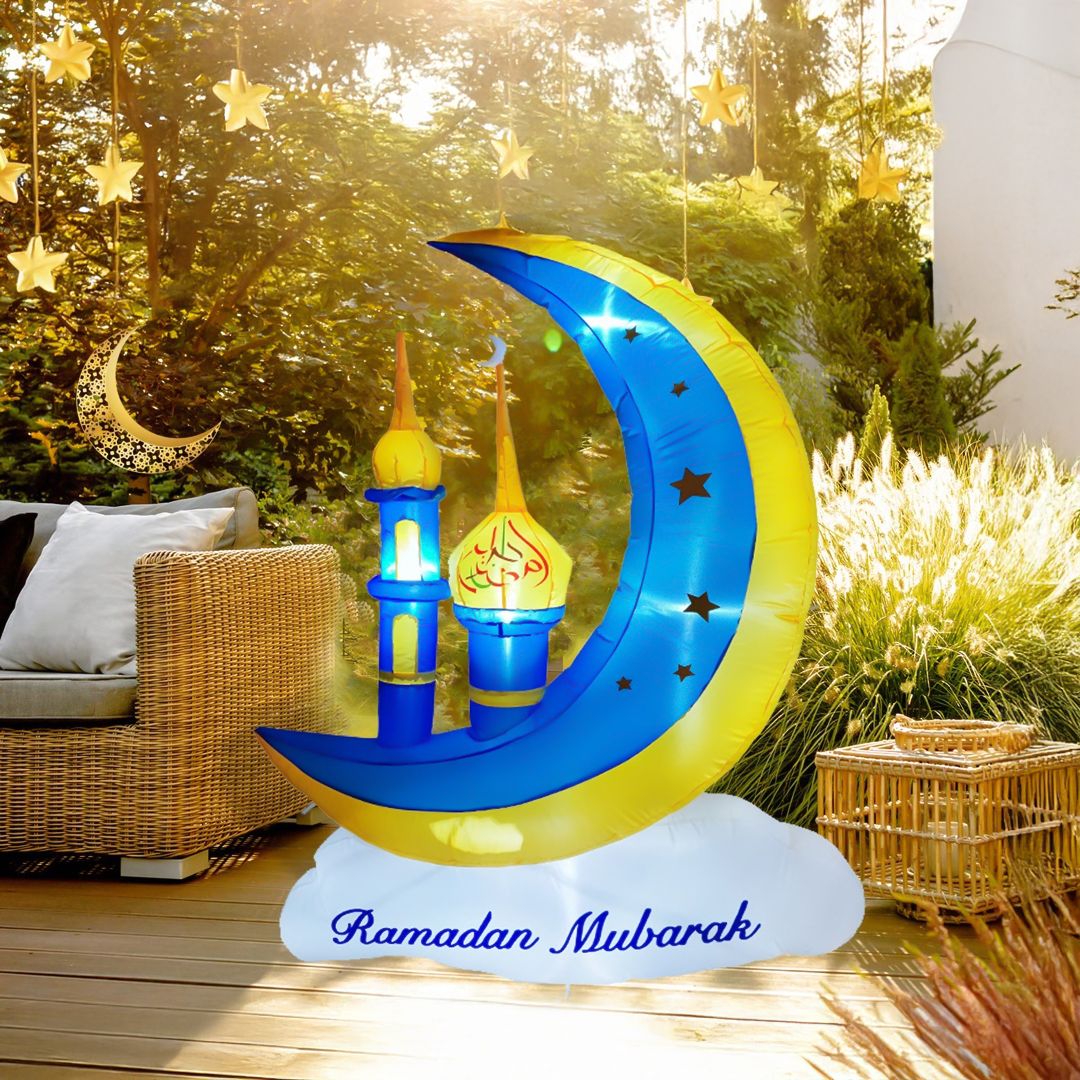 مُجسم هلال و مئذنة قابل للنفخ - 2