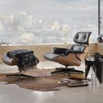 كرسي جلد للمكتب مع مسند للأقدام	 - 6