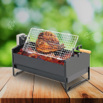 باربكيو محمول مع مشبك قابل للدوران - 18