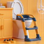 مقعد تدريب على الحمام مع سلم - 3