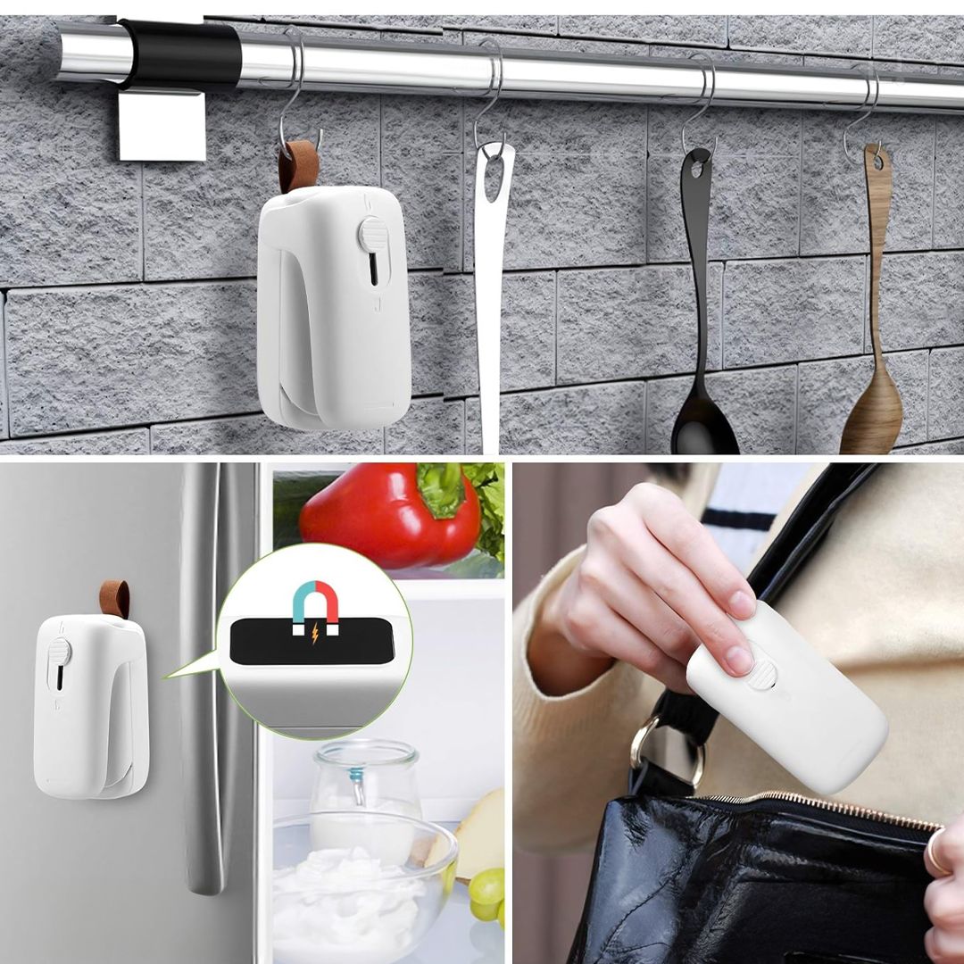 أداة اغلاق الأكياس الحرارية مع مشرط ومغناطيس - 5