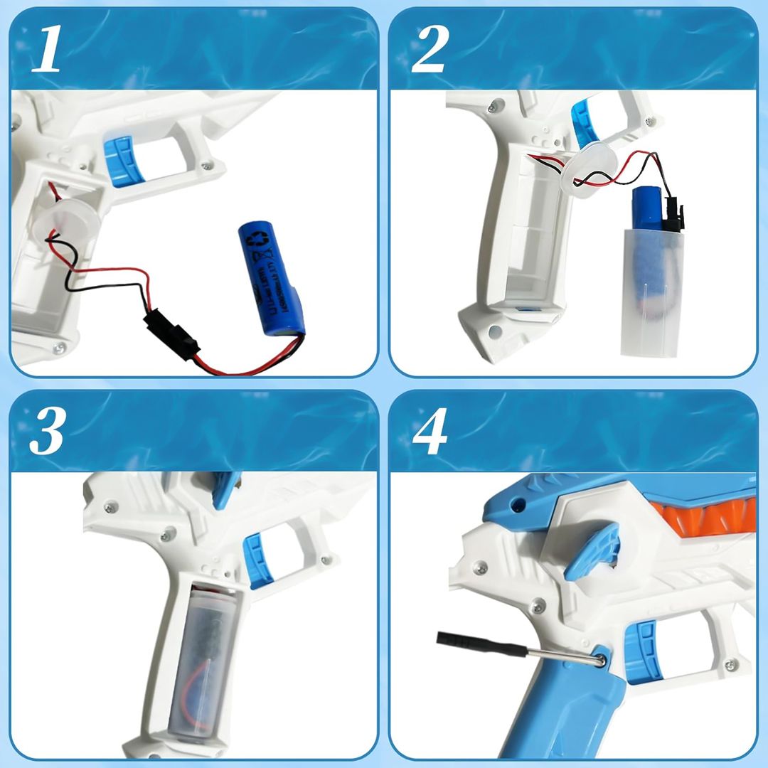 مسدس ماء رأس القرش الأوتوماتيكي - 8