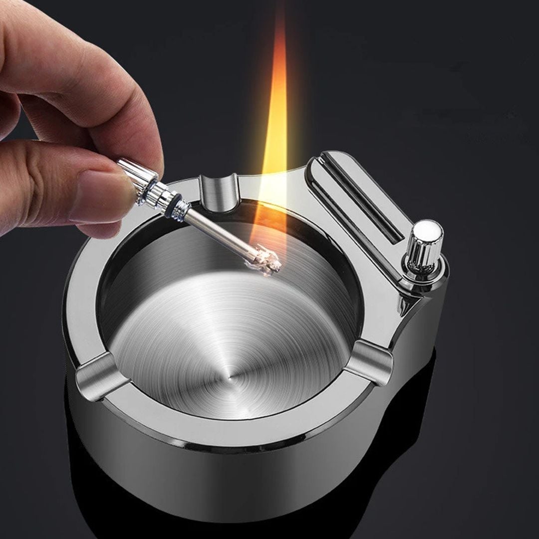 Portable Retro Metal Ashtray product thumbnail 4