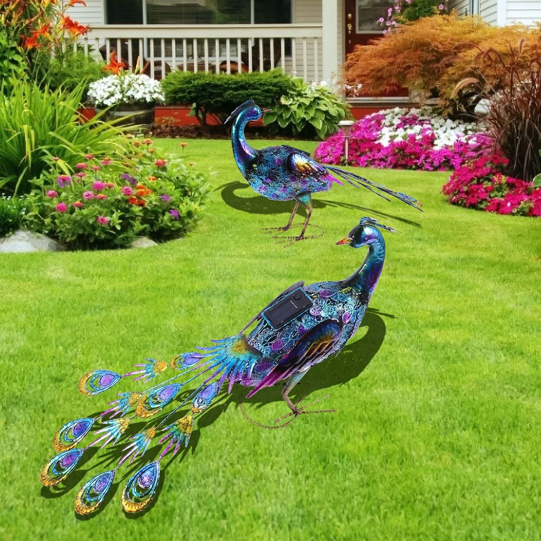 Peacock Statues with Solar Lights product thumbnail 16