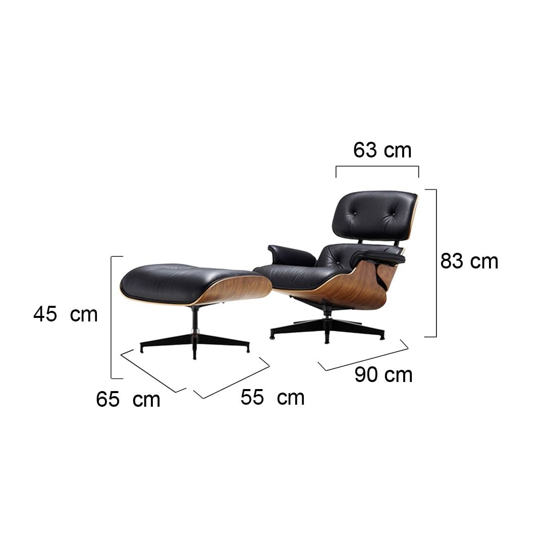 Office Leather Chair With Footrest product thumbnail 15