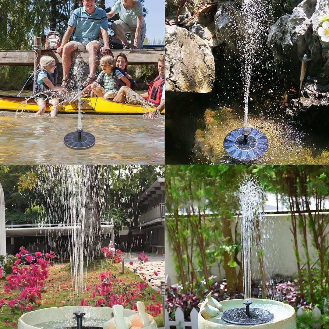 النافورة المُضيئة على الطاقة الشمسية - 9