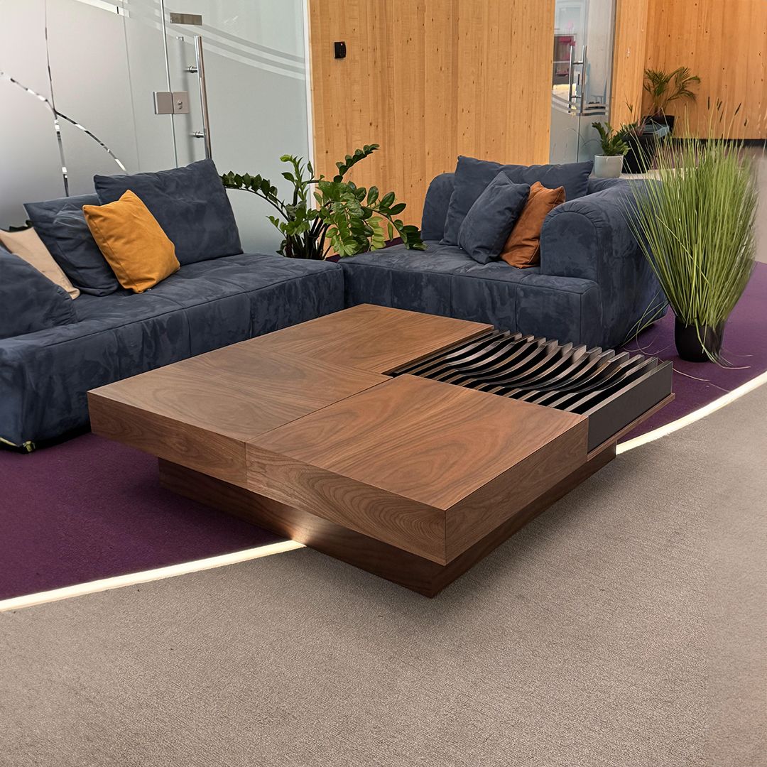 Scandinavian Style Center Table With Storage product thumbnail 3
