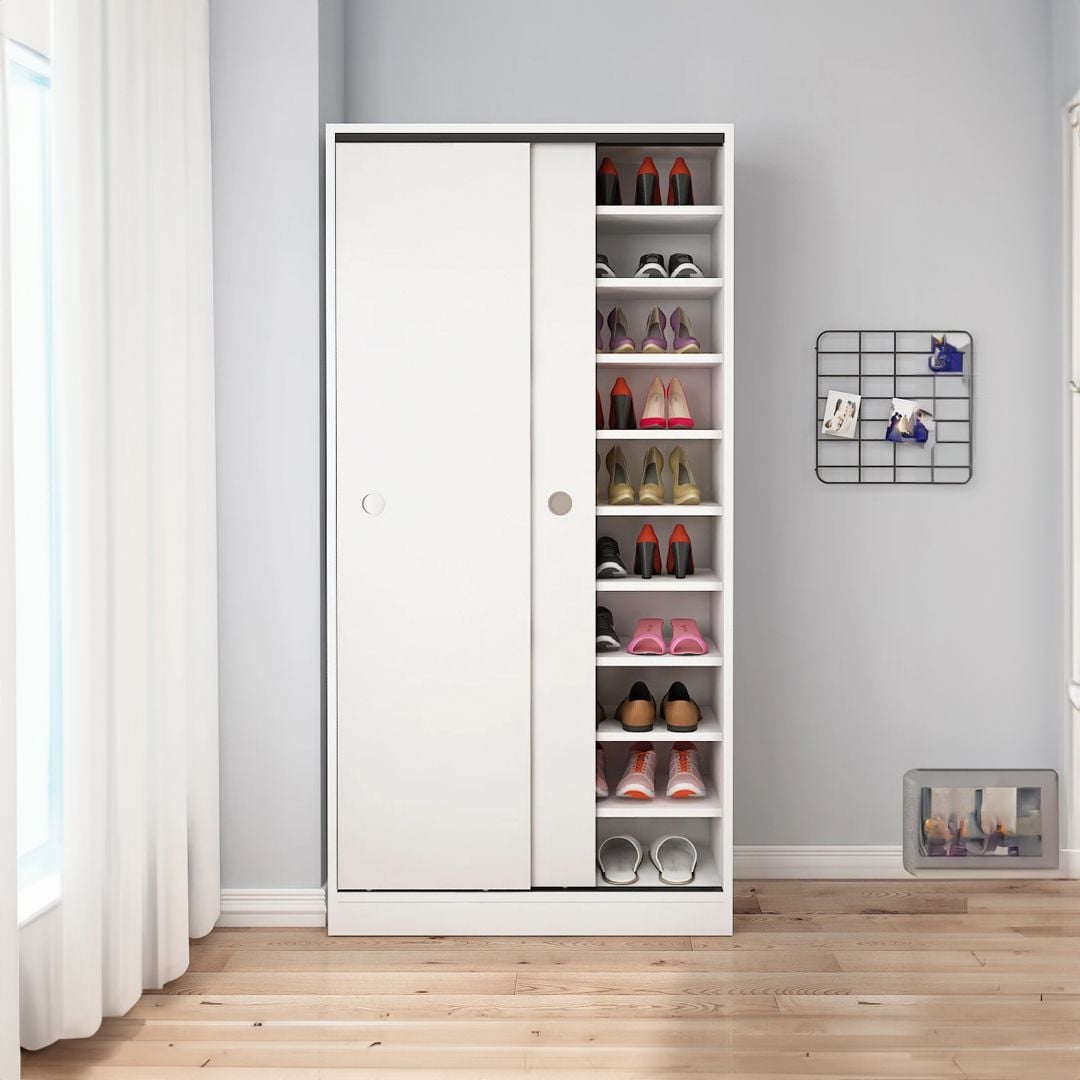 Wooden Cabinet With Shoe Shelves product thumbnail 3