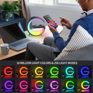 ديكور شاحن لاسلكي مع مكبر الصوت وساعة - 4