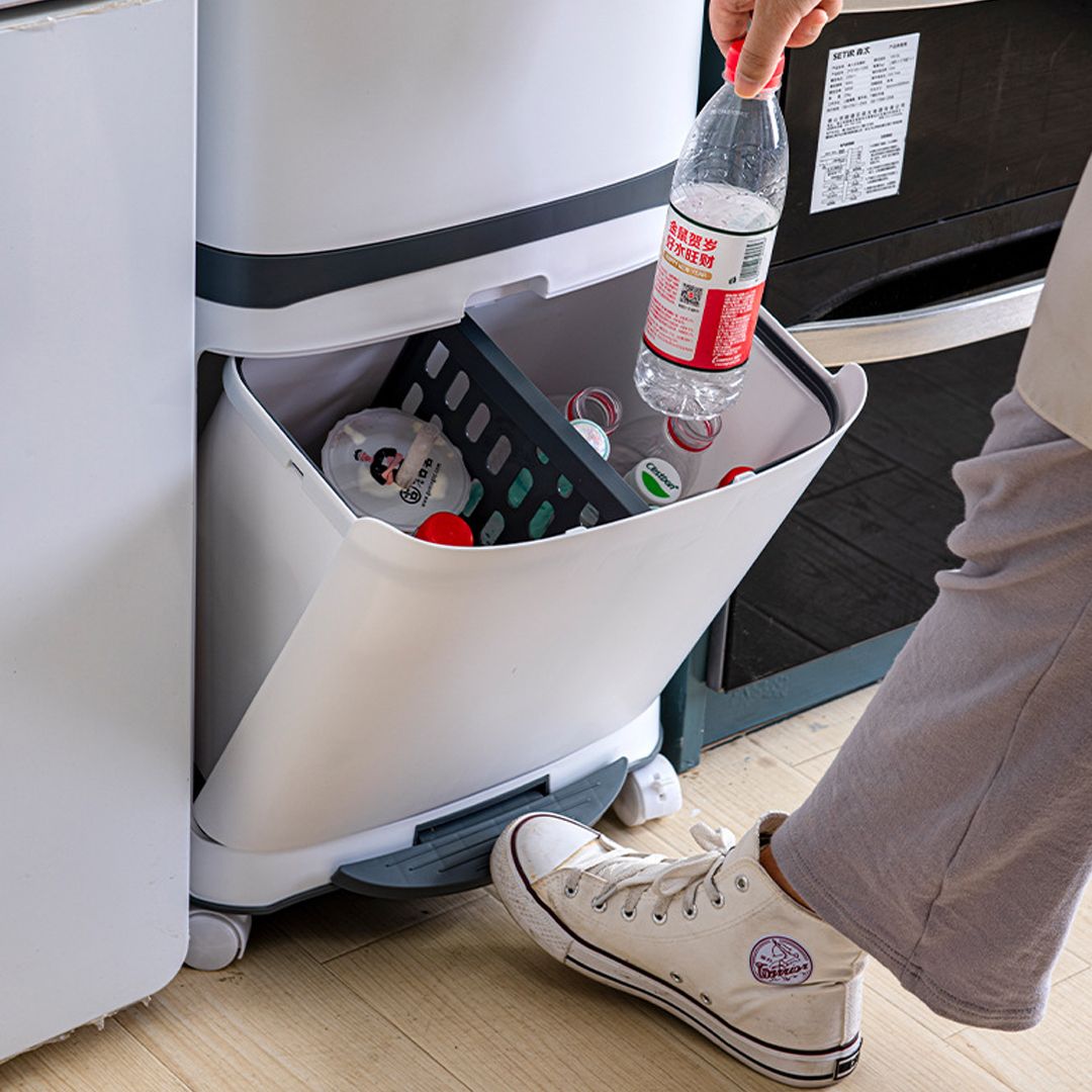 Three Compartment Kitchen Trash Can product thumbnail 4